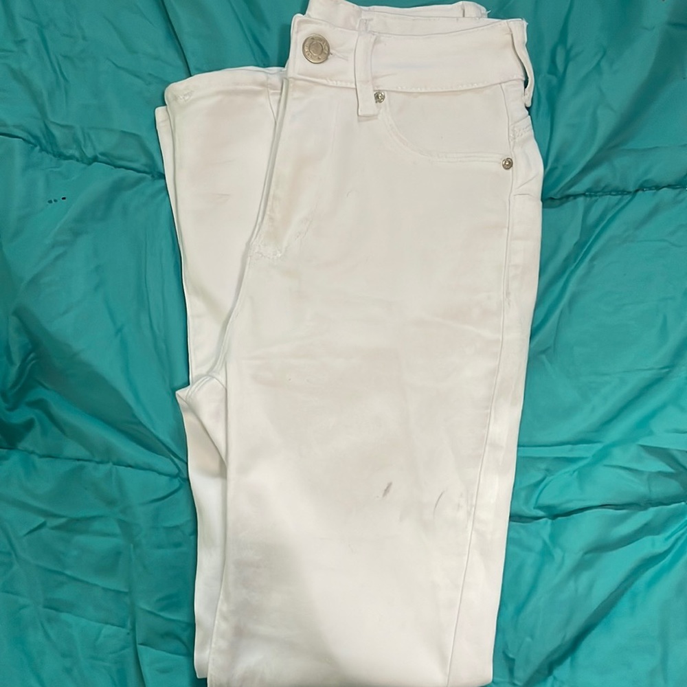White jeans